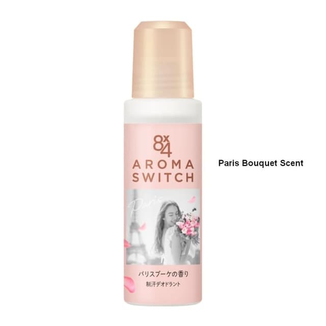 8 x 4 Aroma Switch Deodorant Antiperspirant Ball, Paris Bouquet
