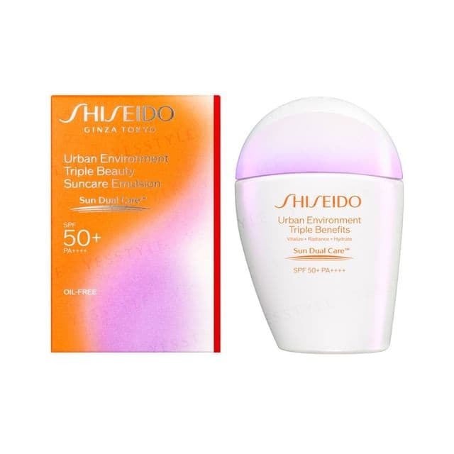 Suncare Urban Environment Triple Beauty Suncare Emulsion Oil-Free SPF 50+ PA++++