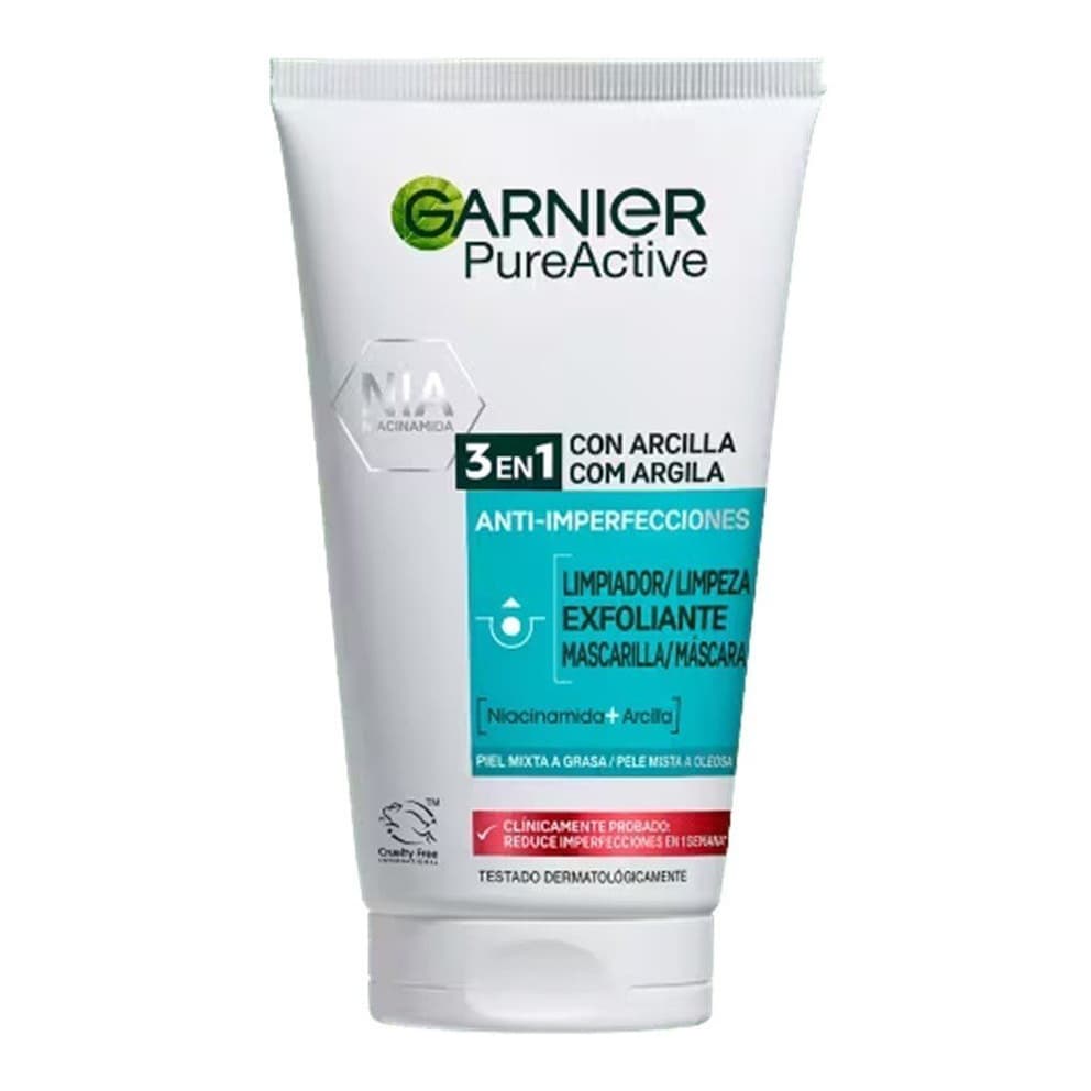Pure Active 3-In-1 Clay Anti-Spot Wash Scrub Mask