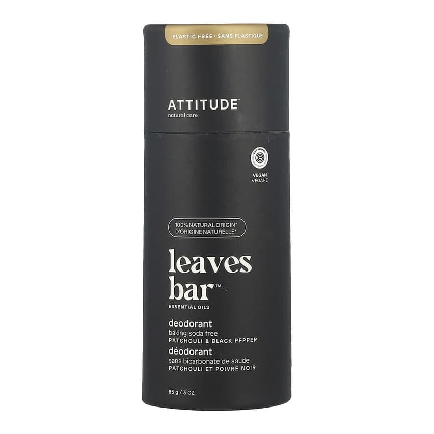 Leaves Bar™ Deodorant, Patchouli & Black Pepper