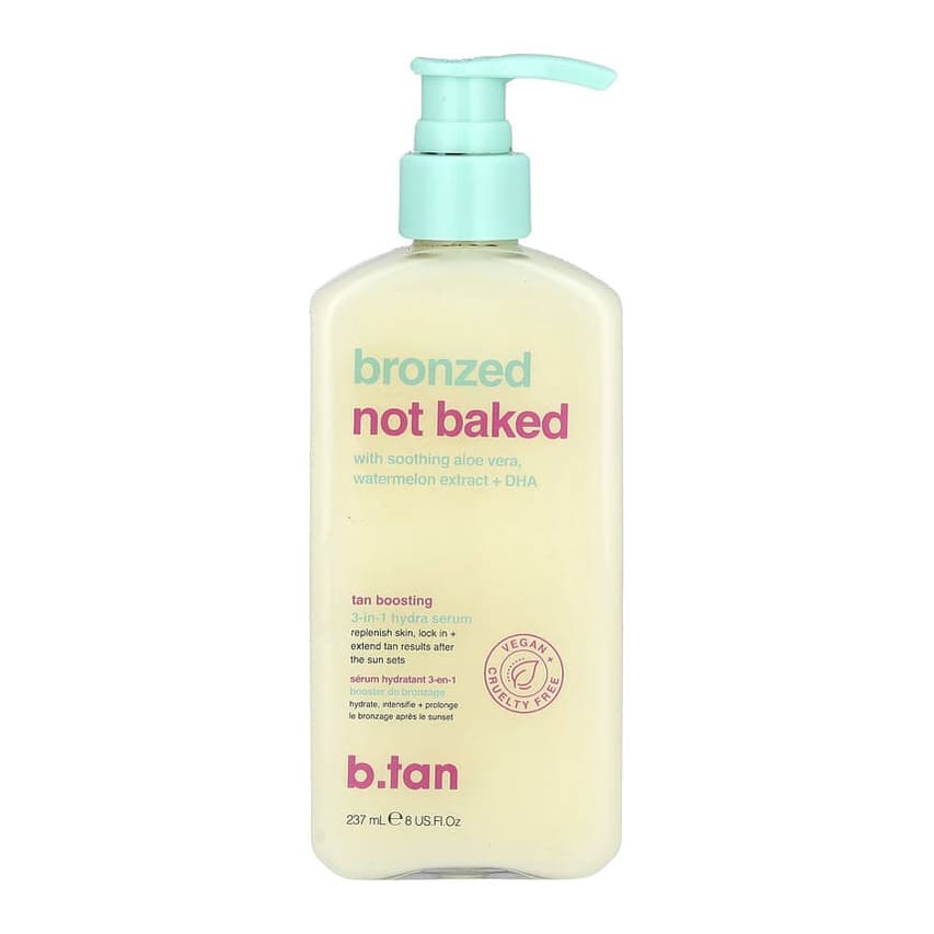 Bronzed Not Baked, Tan Boosting, 3-in-1 Hydra Serum