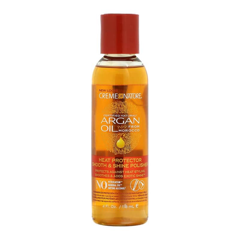 Argan Oil From Morocco, Heat Protector Smooth & Shine Polisher