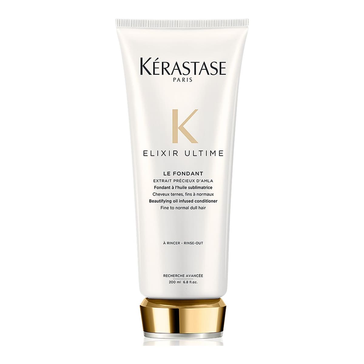 Kérastase Elixir Ultime Oil-Infused Conditioner, For Fine to Normal Dull Hair, Shine Activating, With Argan Oil