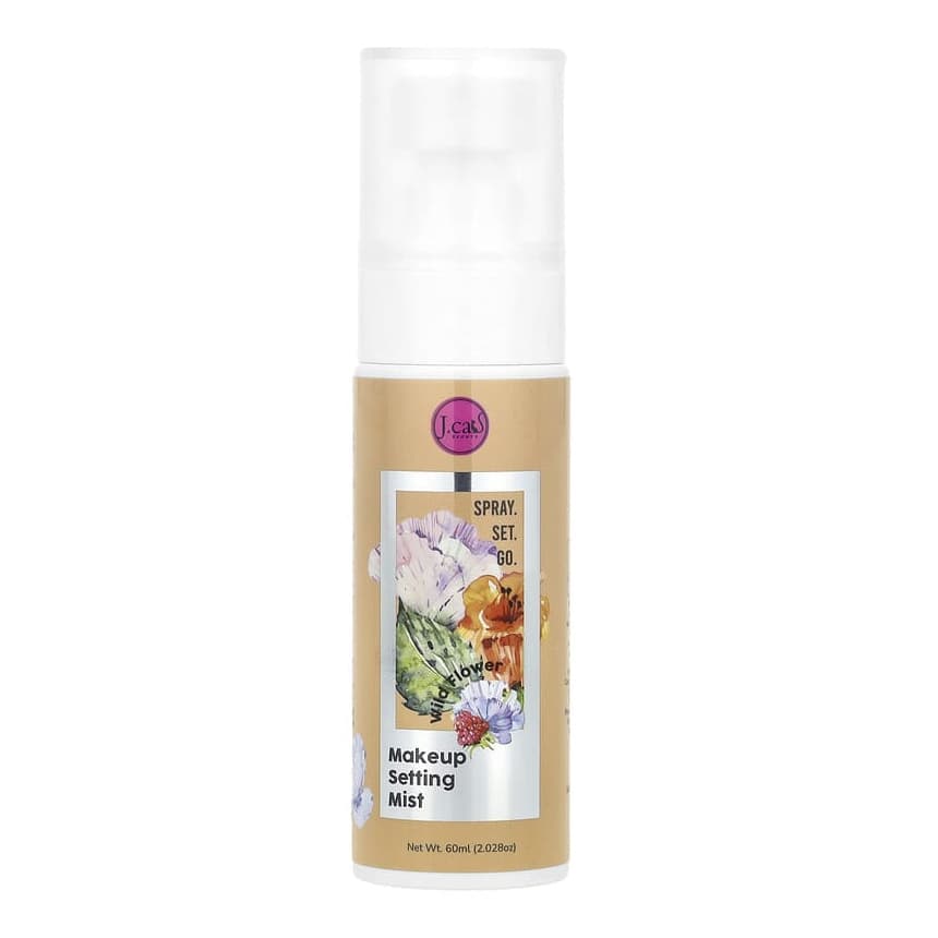Spray, Set, Go, Makeup Setting Mist, Matte Finish, Wild Flower