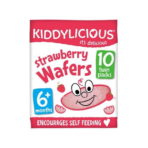 Wafers, Strawberry, Baby Snack, 6months+, Multipack, 10x