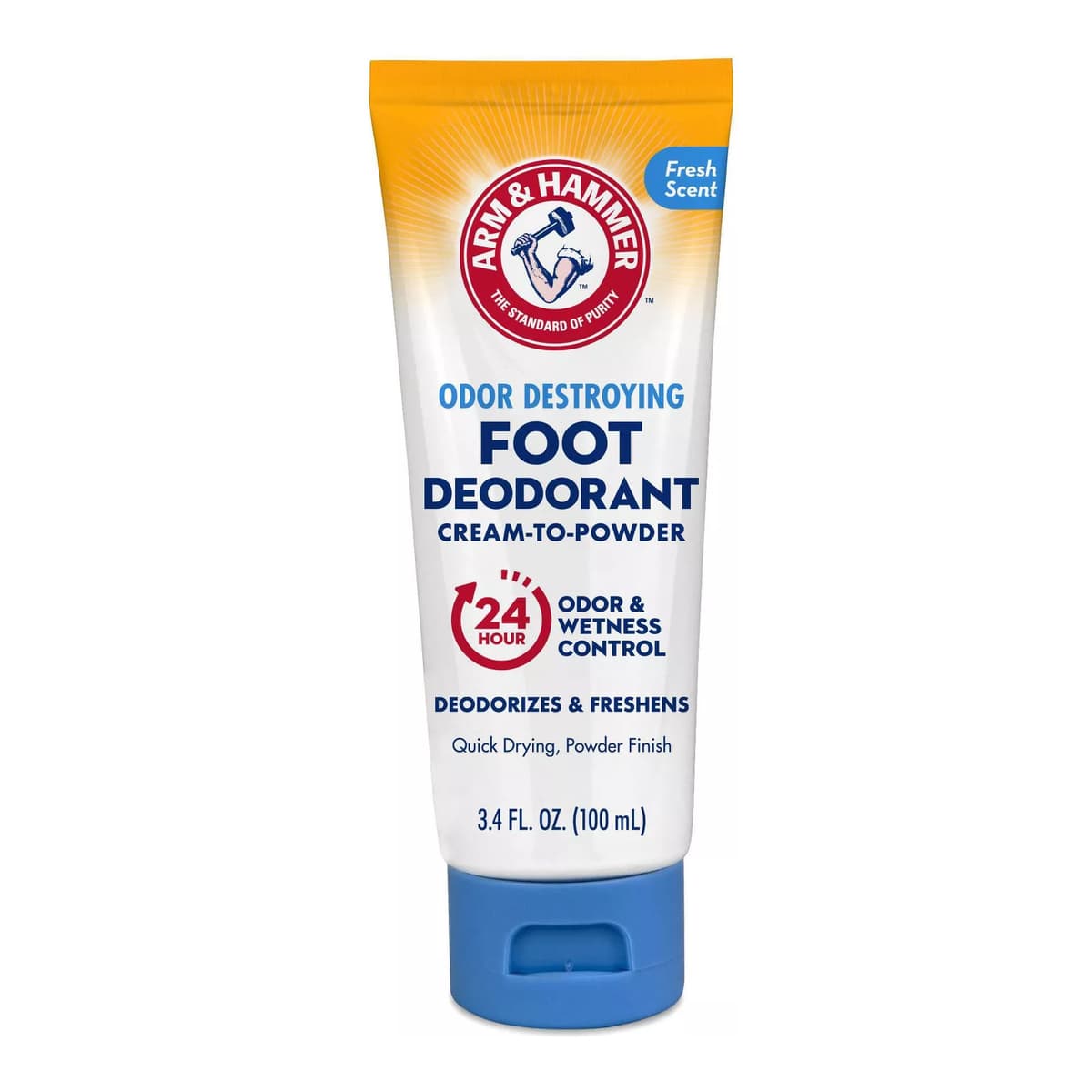 Odor Destroying Foot Deodorant Cream-to-Powder
