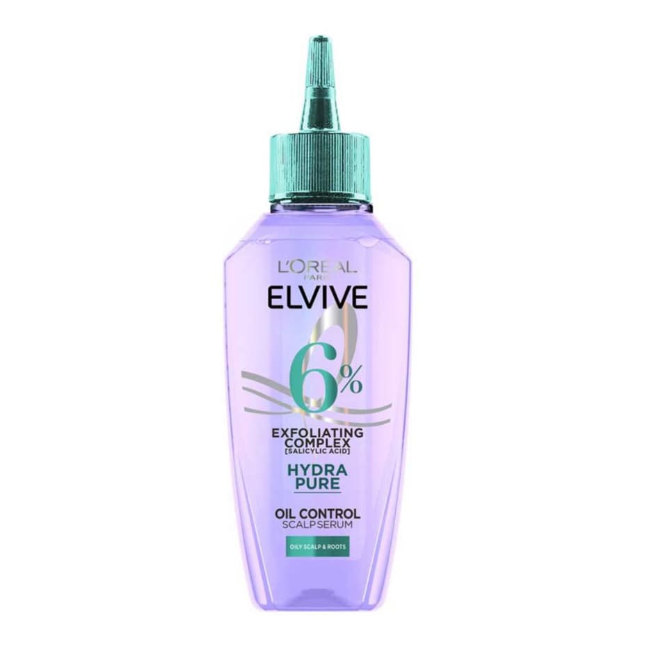 L’Oréal Paris Elvive Hydra Pure Exfoliating Pre-Shampoo Scalp Serum for Oily Scalp & Roots