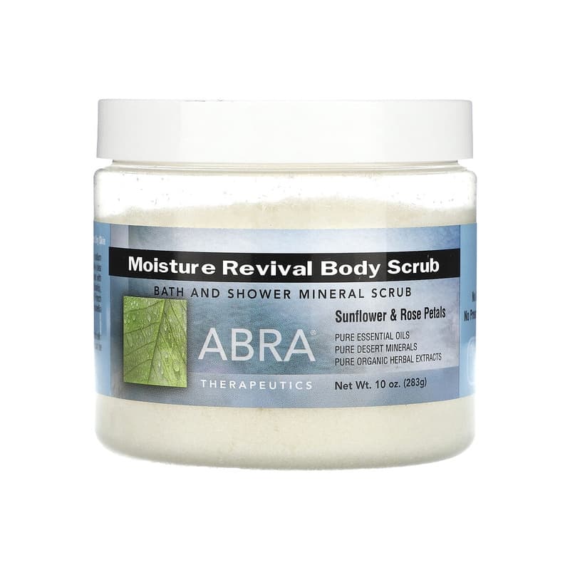 Moisture Revival Body Scrub, Sunflower & Rose Petals
