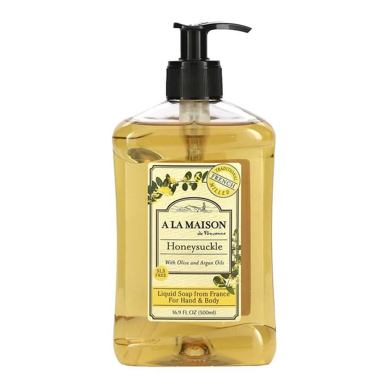 Liquid Soap For Hand & Body, Honeysuckle