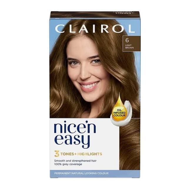 Clairol Nice'n Easy Hair Dye 6 Light Brown
