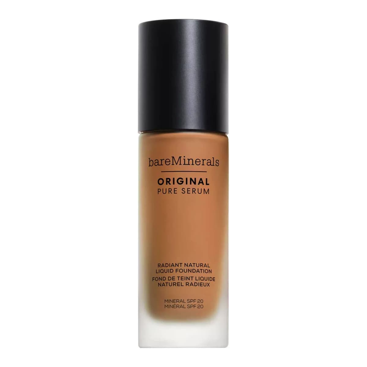 ORIGINAL Pure Serum Radiant Natural Liquid Foundation Mineral SPF 20, Deep Warm 4