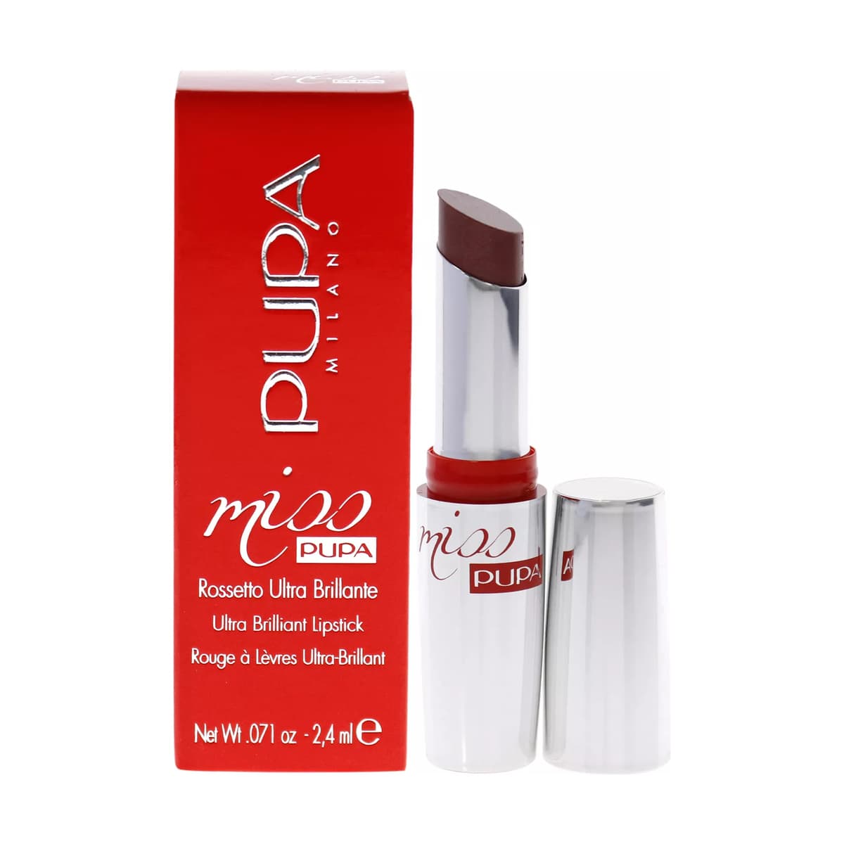 Miss Pupa Ultra Brilliant Lipstick - 604 Elite by Pupa Milano for Women - Lipstick