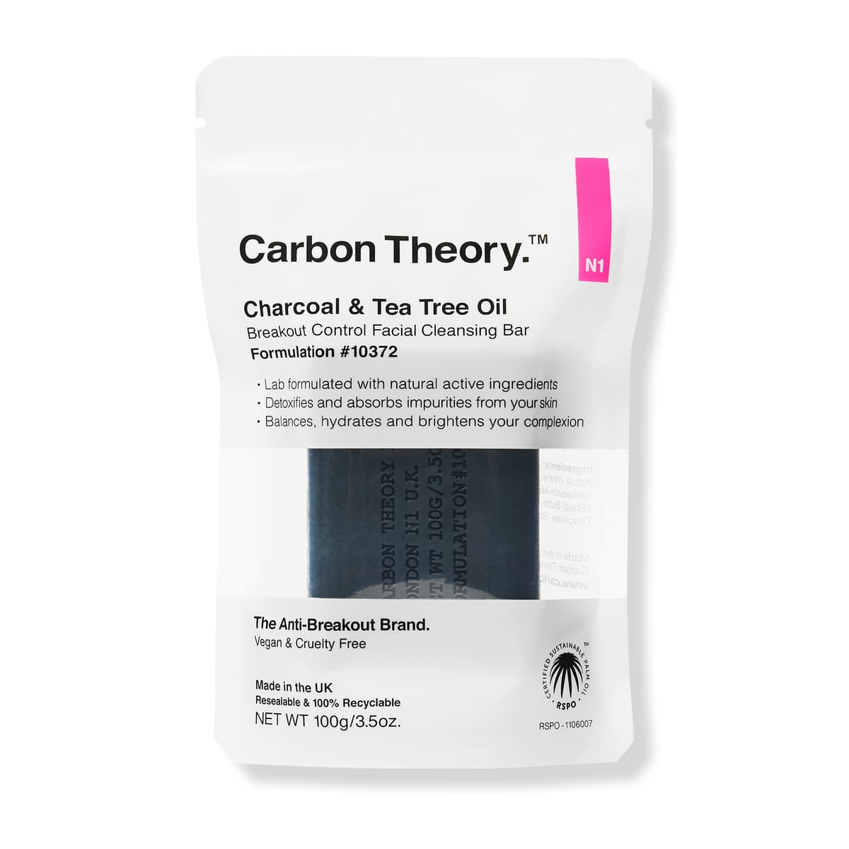 Charcoal & Tea Tree Oil Break-Out Control Facial Cleansing Bar