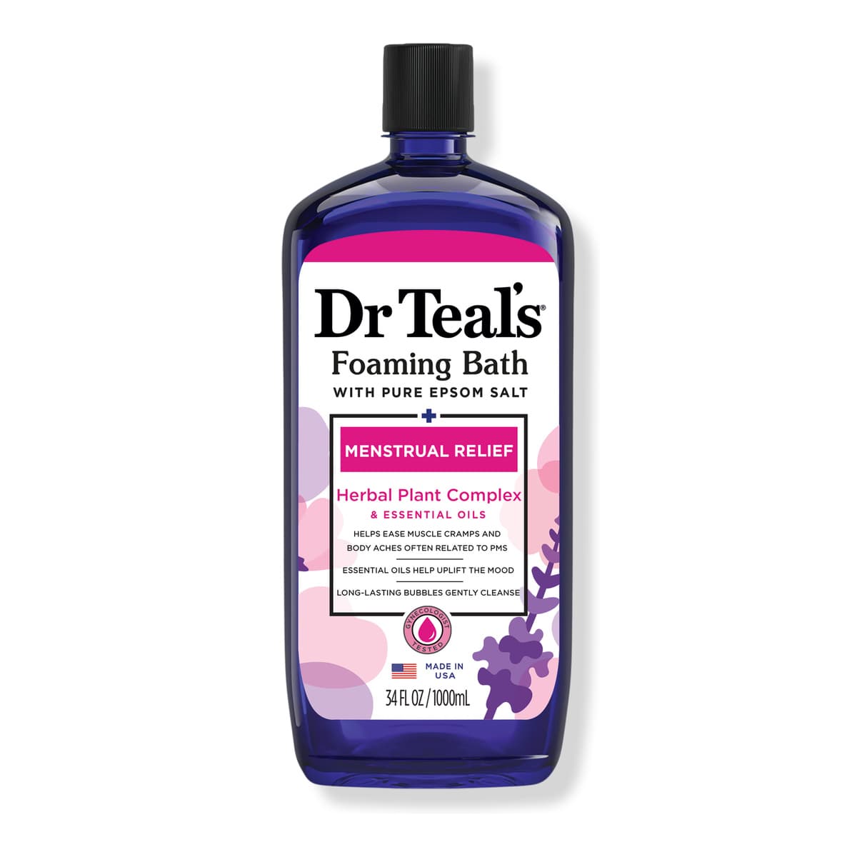 Foaming Bath with Pure Epsom Salt, Menstrual Relief