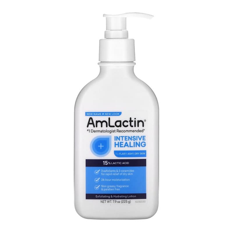 Exfoliating & Hydrating Lotion, Intensive Healing