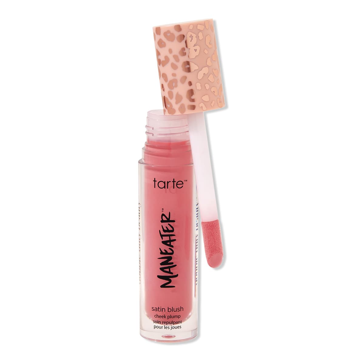 Maneater Satin Blush Cheek Plump, Warm Pink