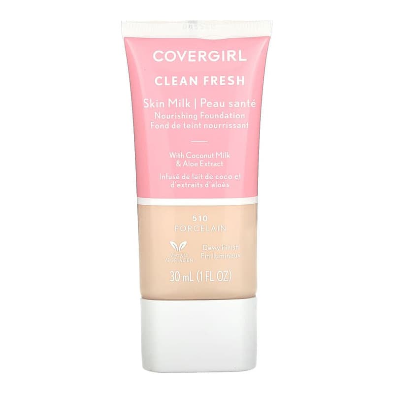 Clean Fresh, Skin Milk Nourishing Foundation, #510 Porcelain