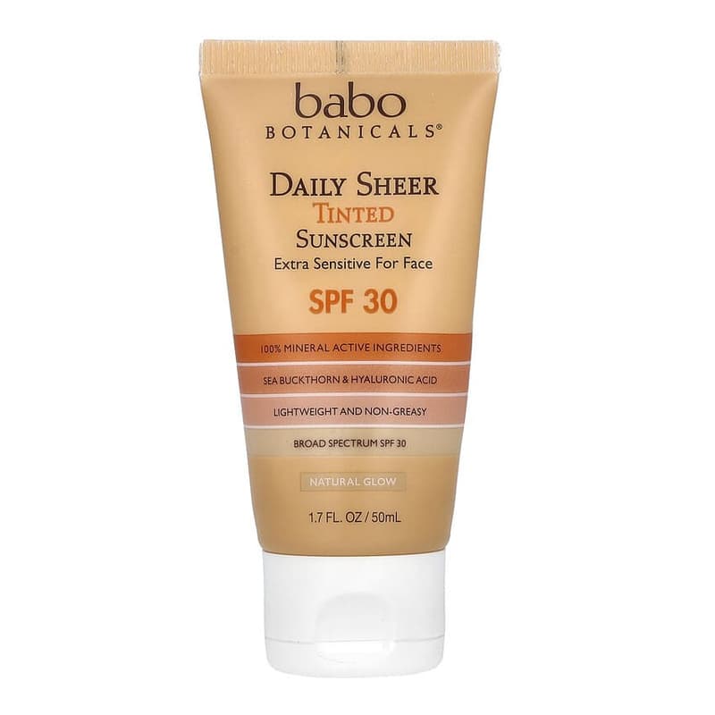 Daily Sheer Tinted Sunscreen, SPF 30, Natural Glow