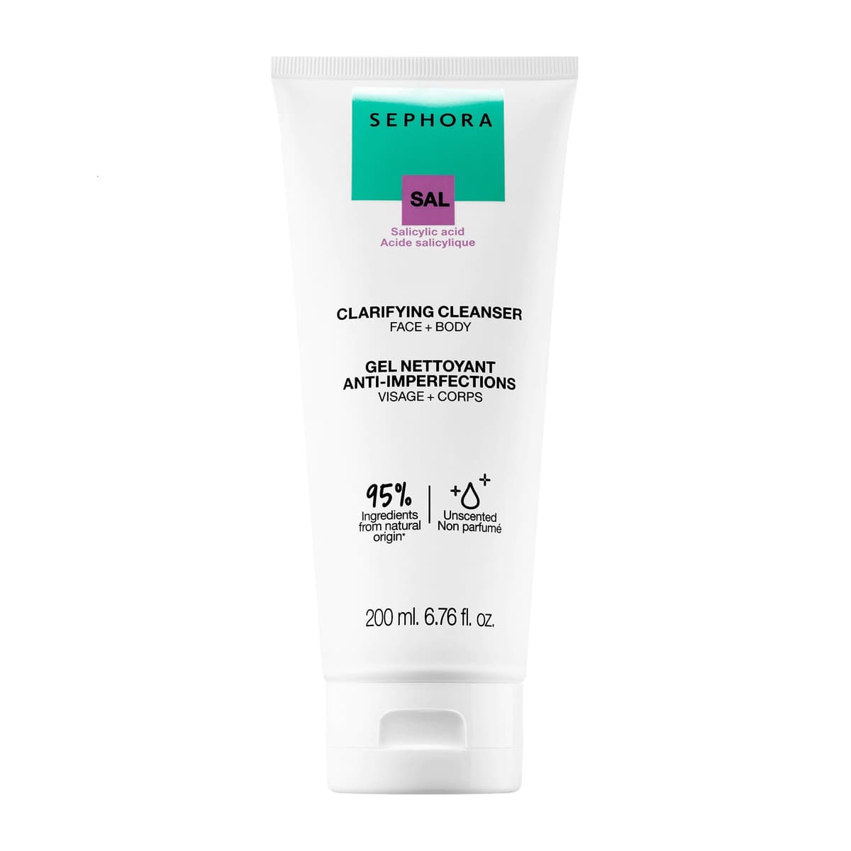 Clarifying Face & Body Cleanser with Salicylic Acid