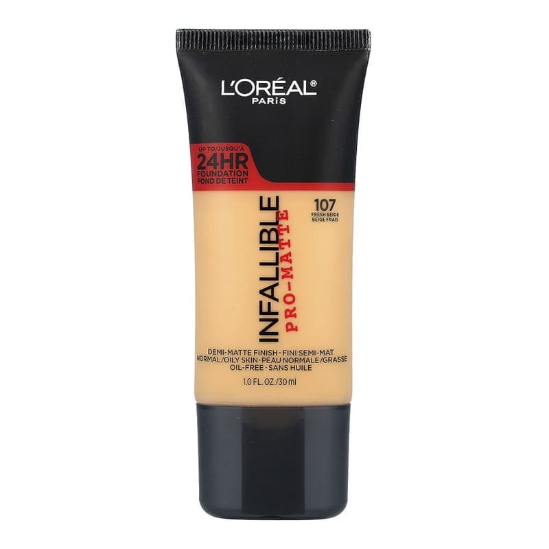 Infallible, Pro-Matte Foundation, #107 Fresh Beige