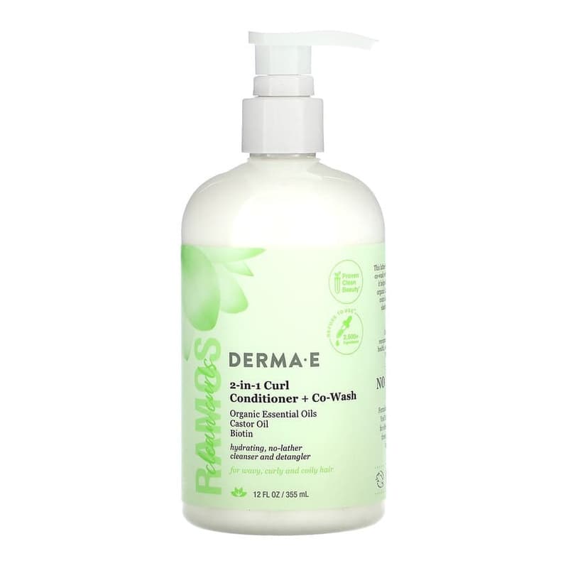 Ramos Clean Curls, 2-In-1 Curl Conditioner + Co-Wash, For Wavy, Curly and Coily Hair