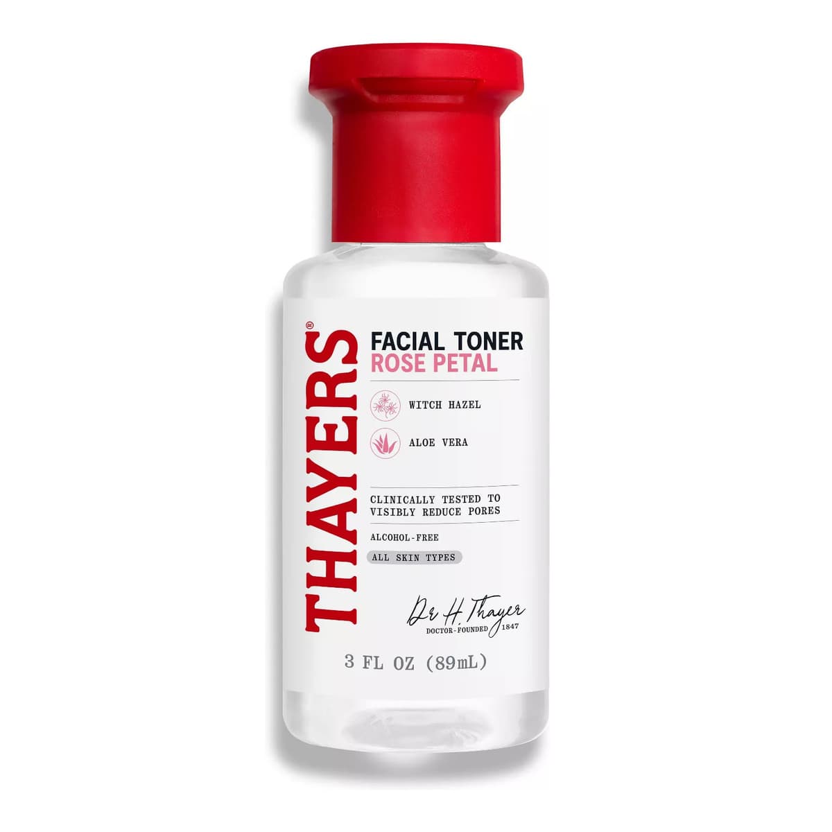 Witch Hazel Alcohol Free Toner with Rose Petal