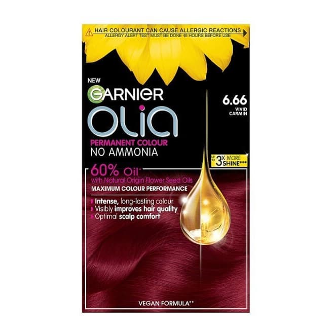 6.66 Vivid Garnet Red Permanent Hair Dye