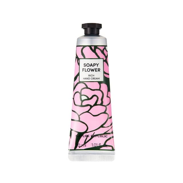 Hand & Nature Rich Hand Cream, Soapy Flower