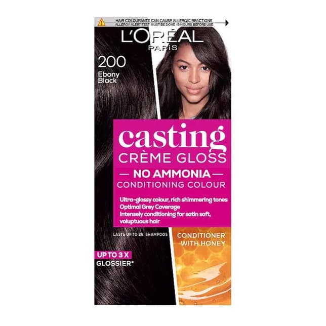 Casting Creme Gloss 200 Ebony Black Semi Permanent Hair Dye