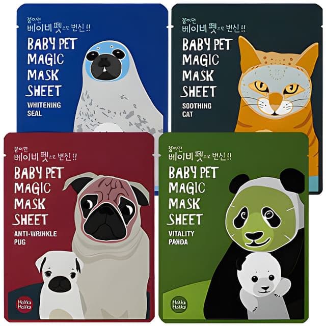 Baby Pet Magic Mask Sheet 1pc, Soothing Cat