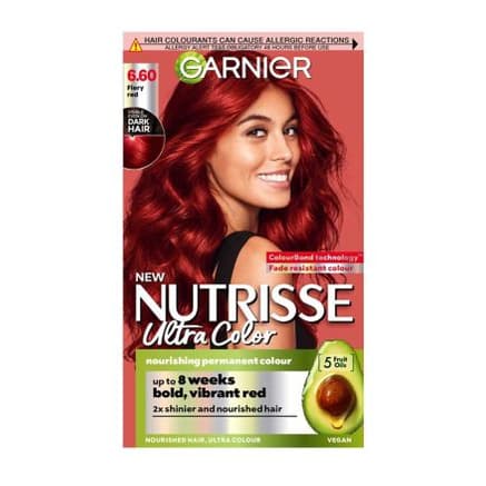 Nutrisse Ultra Color 6.60 Fiery Red Permanent Hair Dye