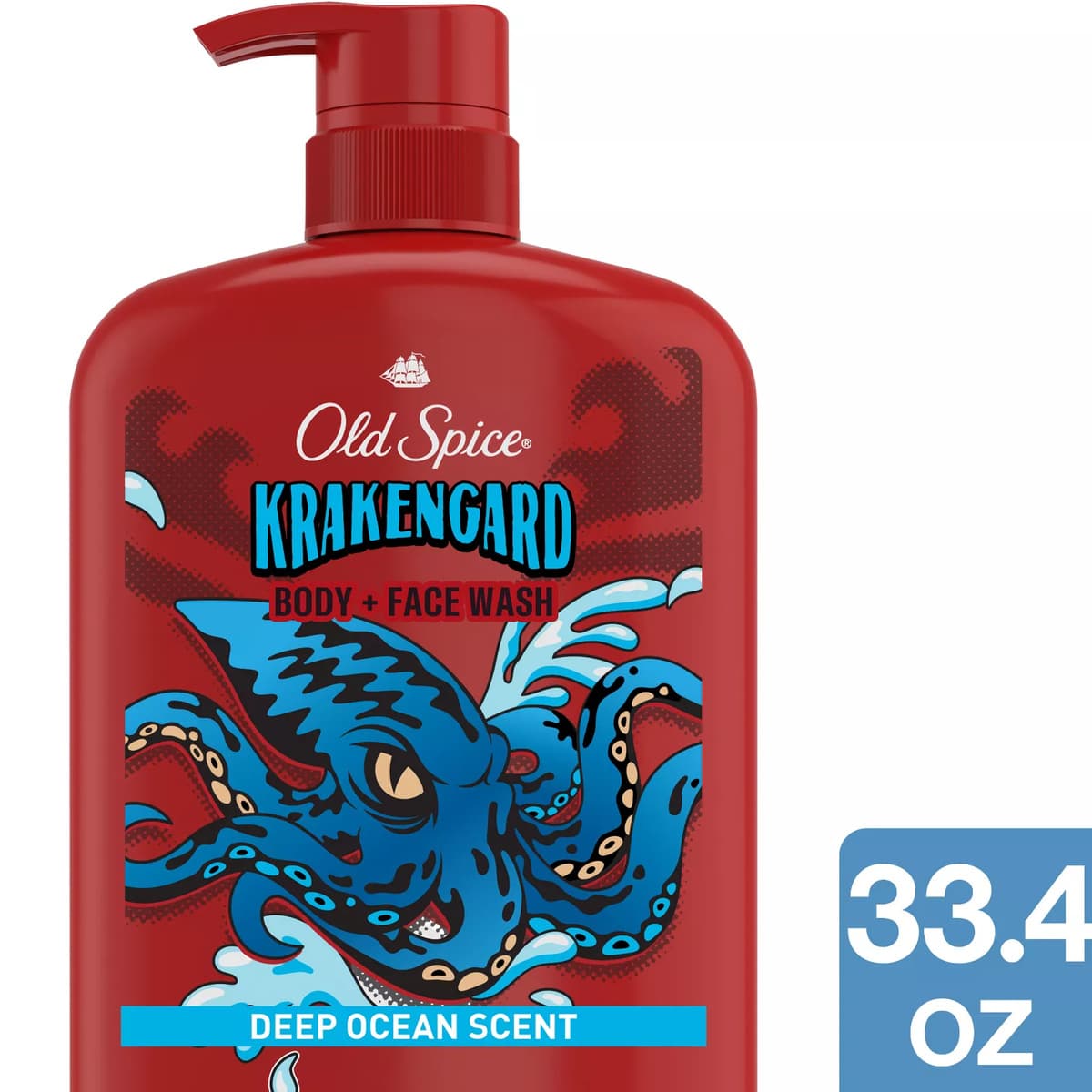 Men's Krakenguard Body Wash Pump - Scented