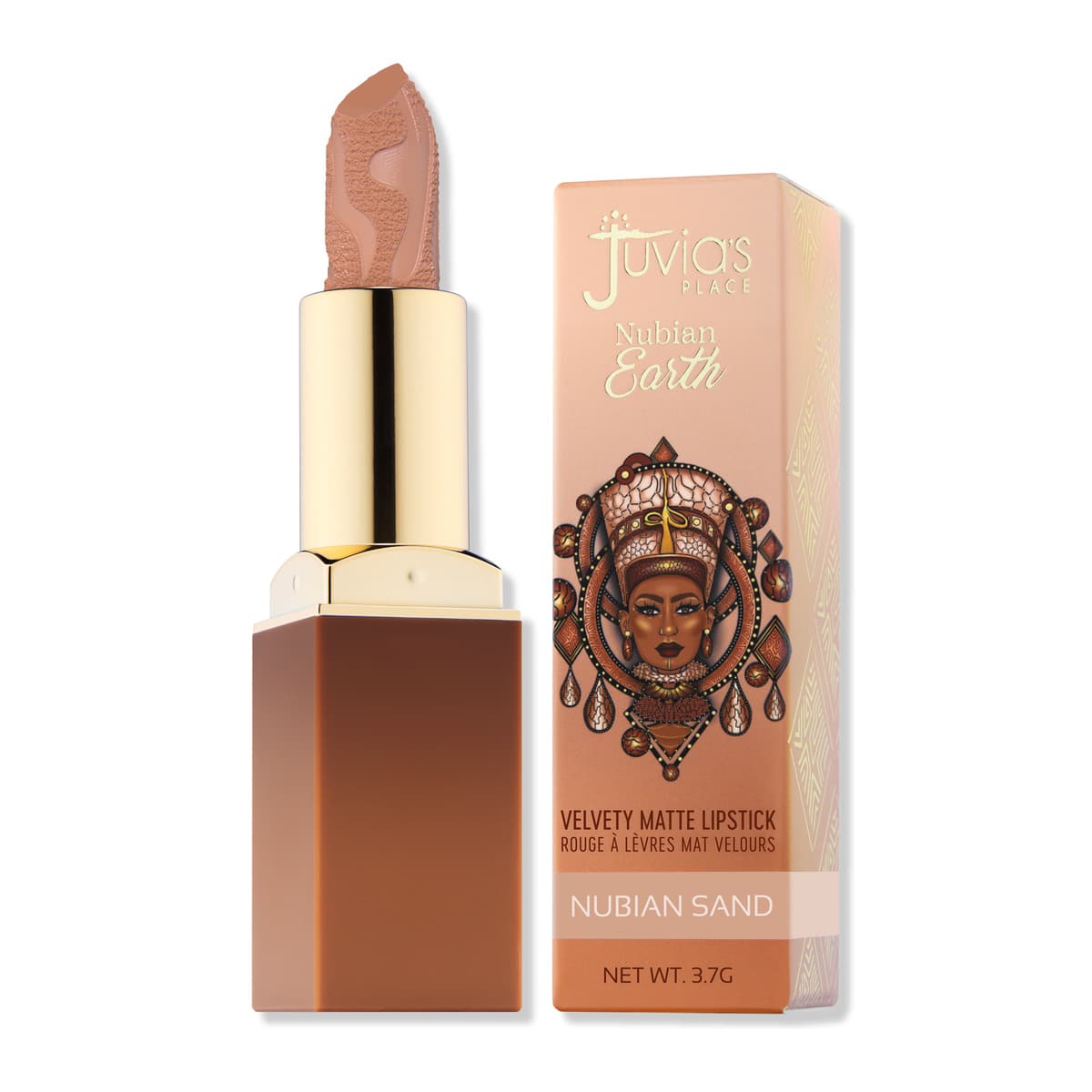 Nubian Earth Lipstick, Nubian Sand