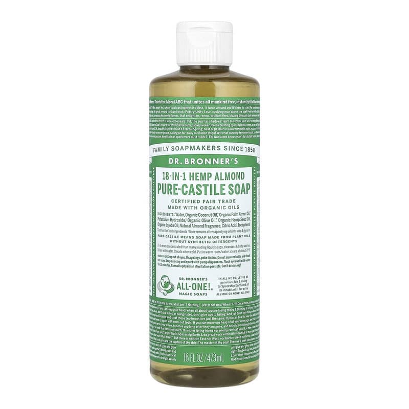 18-in-1 Hemp Pure-Castile Soap, Almond