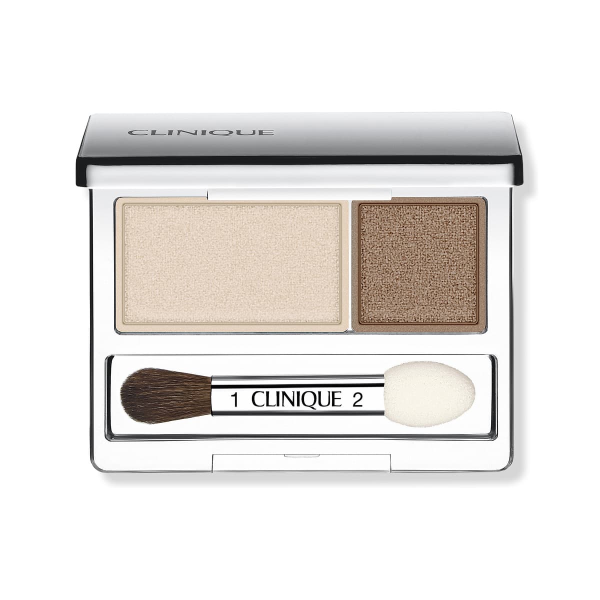 All About Shadow Duo Eyeshadow, Ivory Bisque/Bronze Satin New