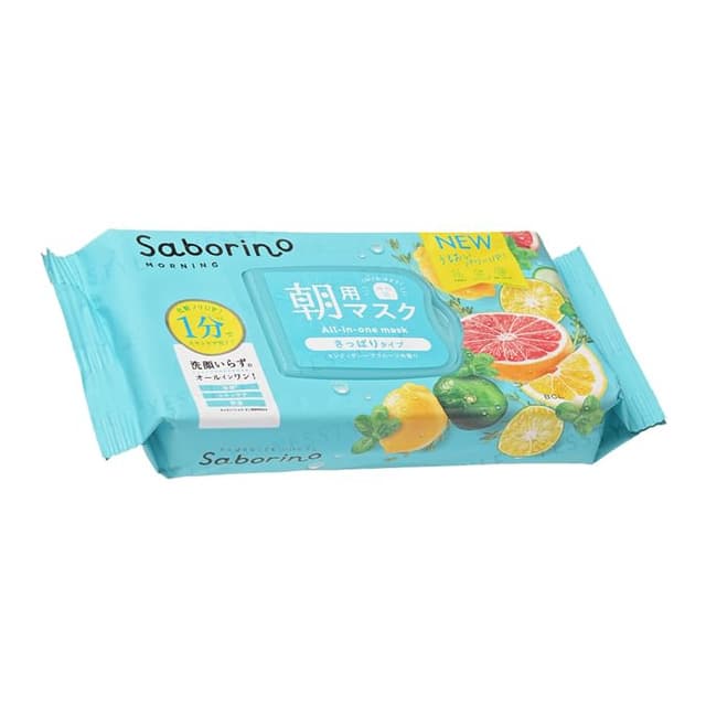 Saborino Morning All-in-one Mask N Refresh Type Minty Grapefruit