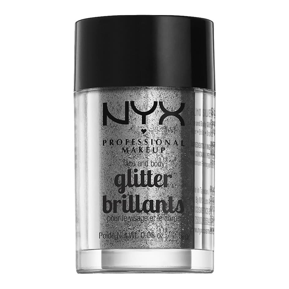 Face & Body Glitter, Silver