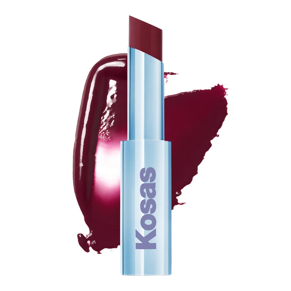 Wet Stick Moisturizing Shiny Sheer Lipstick with Ceramides, Bikini Blaze