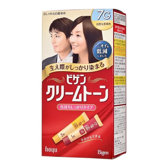 Bigen Cream Tone Hair Color, Natural Dark Brown