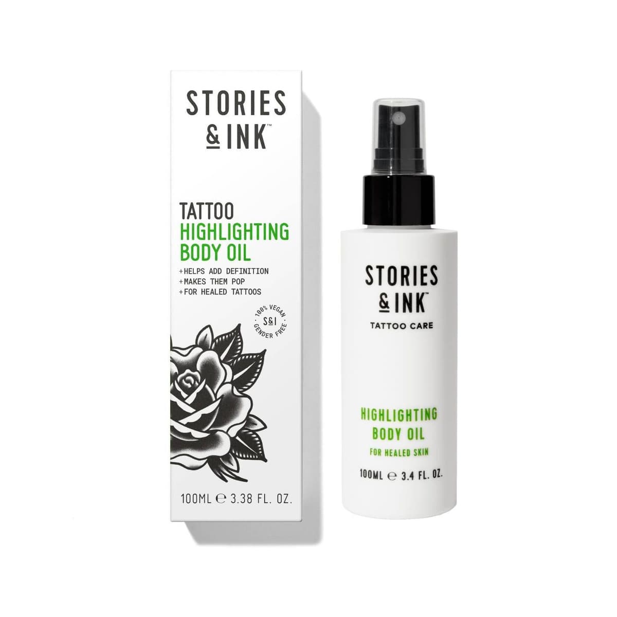 Highlighting Body Oil