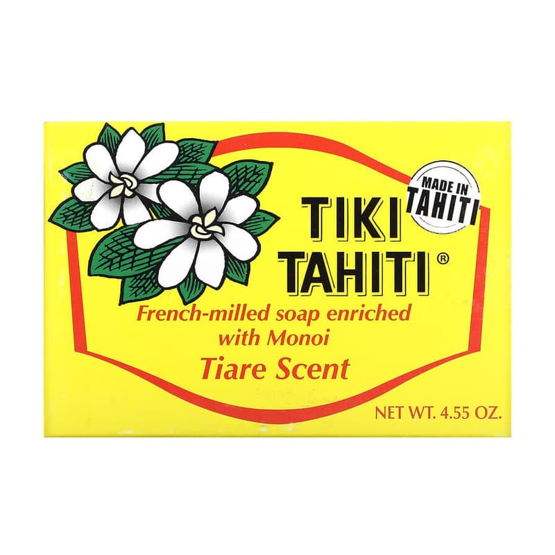 French-Milled Soap Enriched with Monoi, Tiare Scent