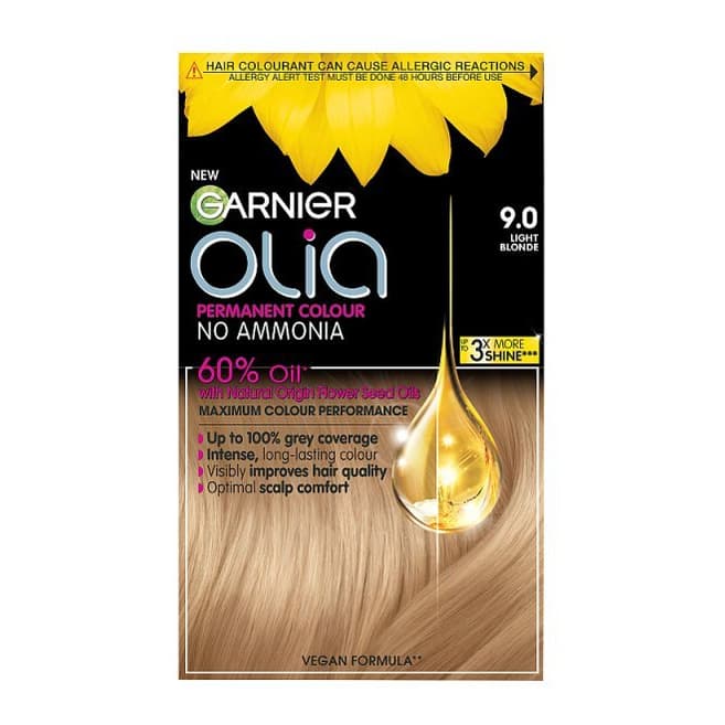 9.0 Light Blonde Permanent Hair Dye