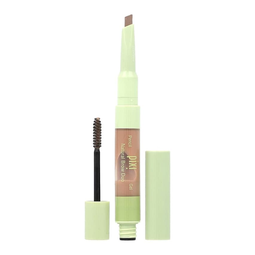 2-in-1 Natural Brow Duo, Brow Pencil & Gel, #0740 Natural Blonde