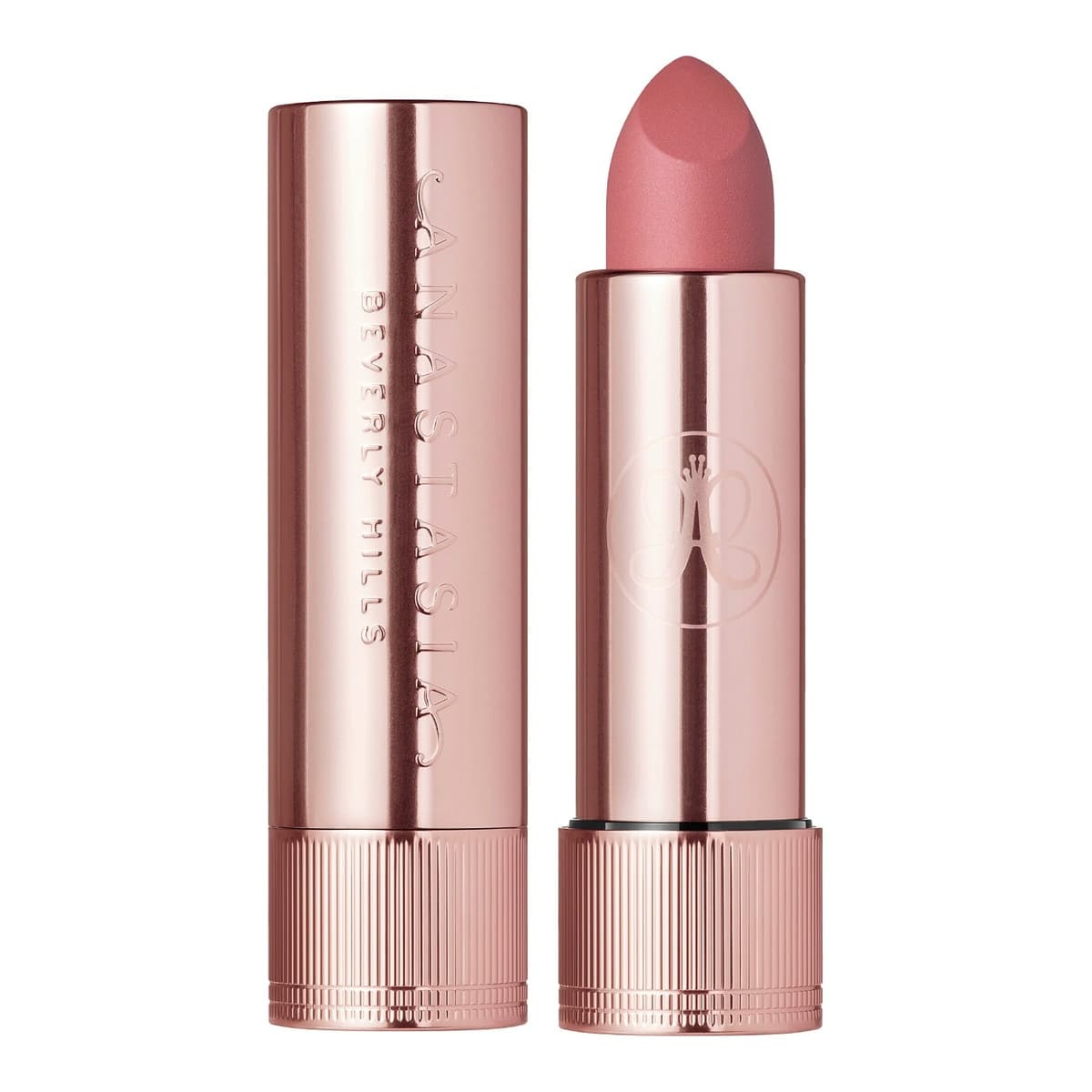 Long-Wearing Matte & Satin Velvet Lipstick, Hush Rose