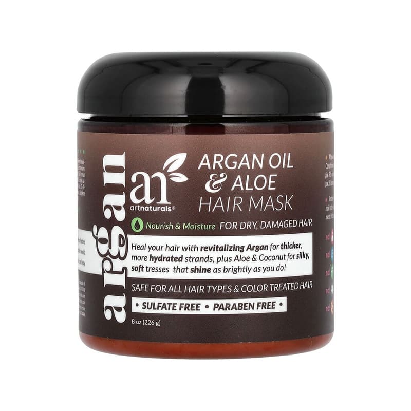 Argan Oil & Aloe Hair Mask, For Dry, Damaged Hair