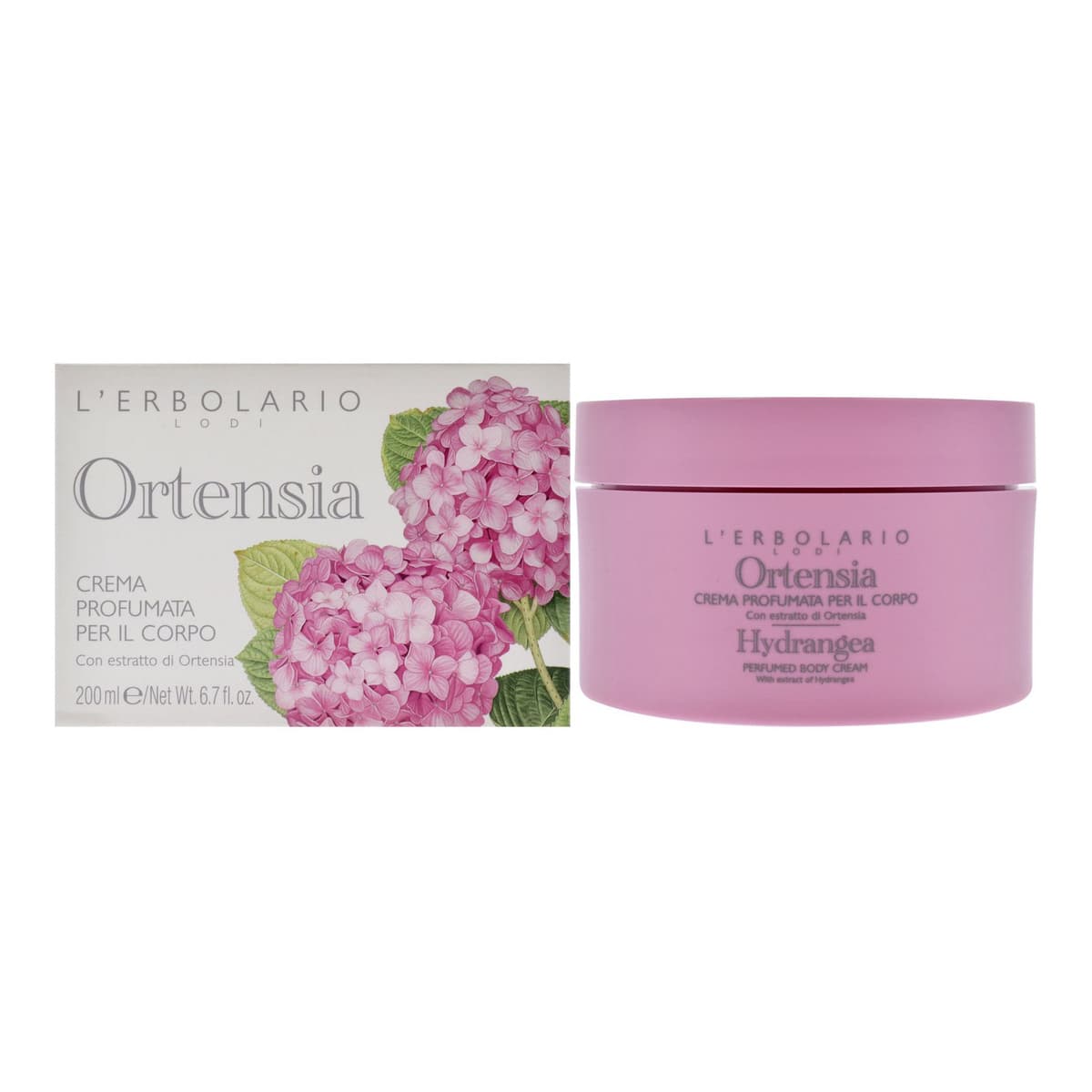 Hydrangea Perfumed Body Cream by LErbolario for Women - Body Cream