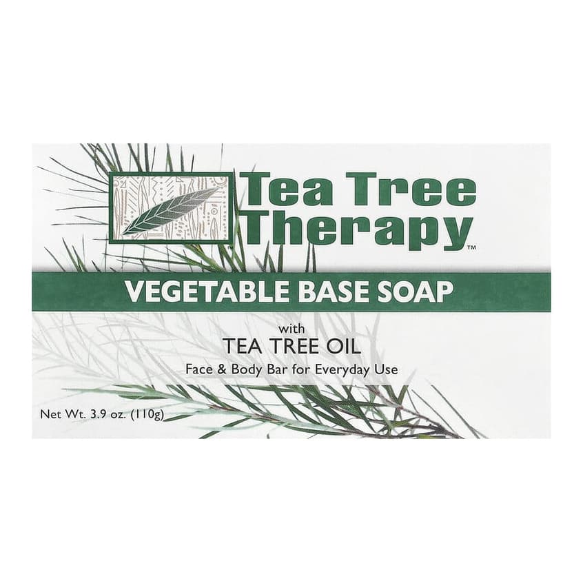 Vegetable Base Bar Soap with Tea Tree Oil