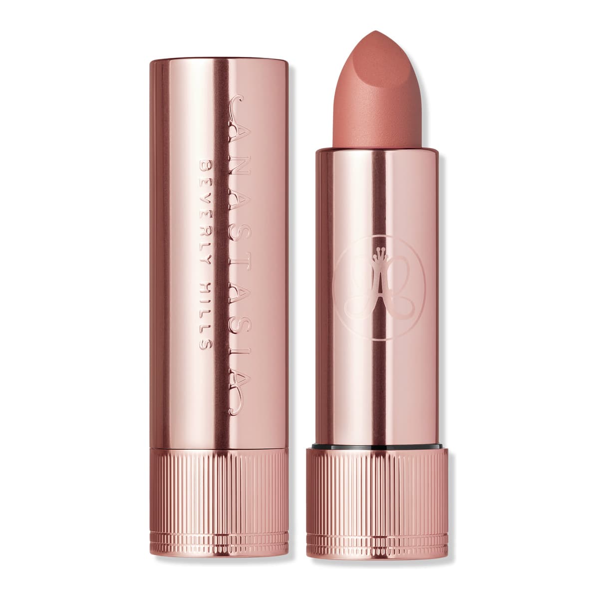 Long-Wearing Matte & Satin Velvet Lipstick, Blush Brown