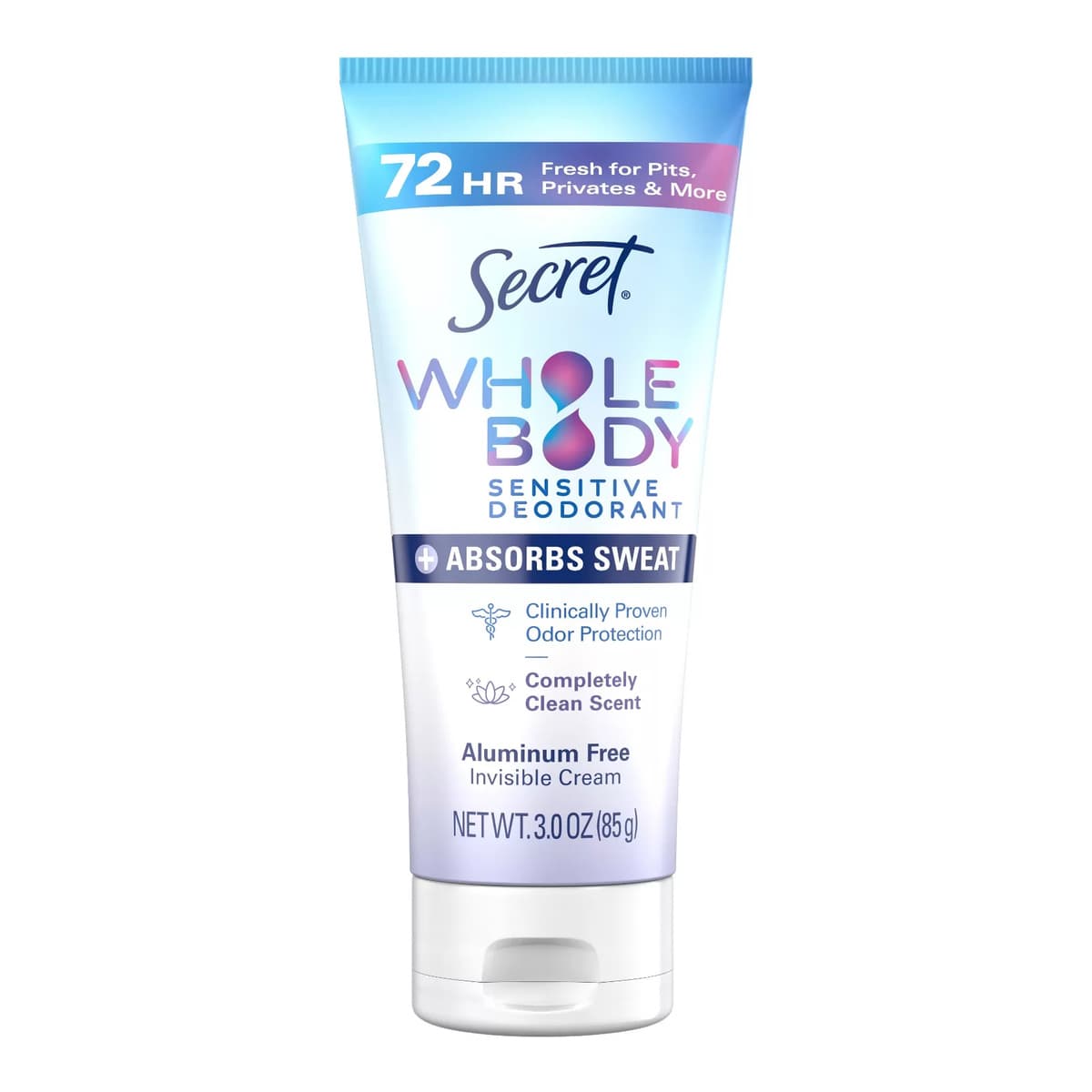 Dry Feel Whole Body Deodorant Cream - Completely Clean