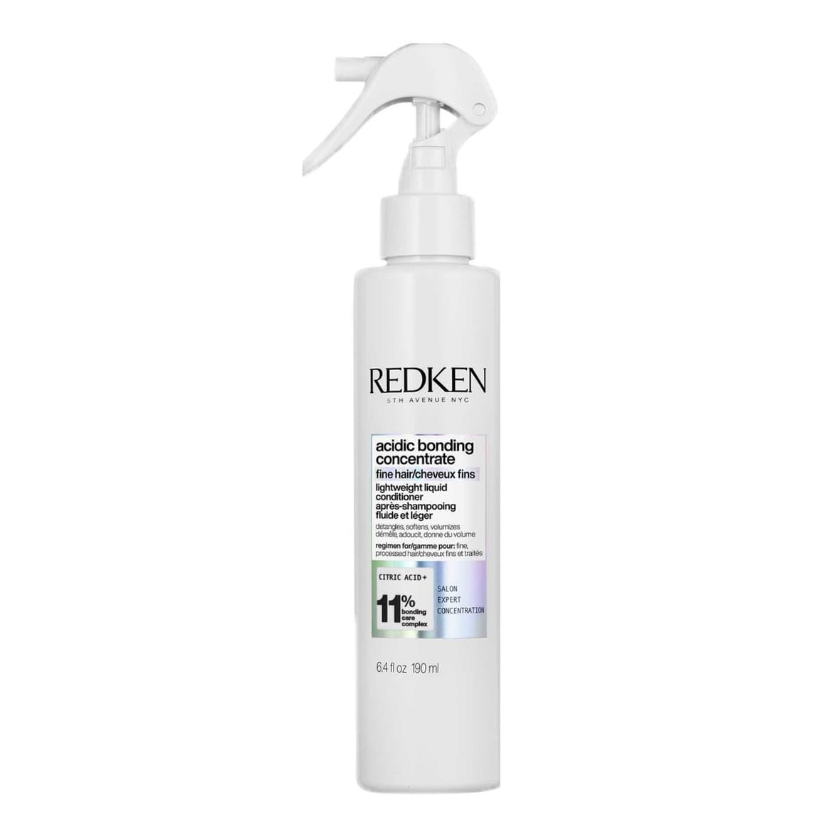 Acidic Bonding Concentrate Lightweight Liquid Conditioner, Bond Repair for Fine Hair